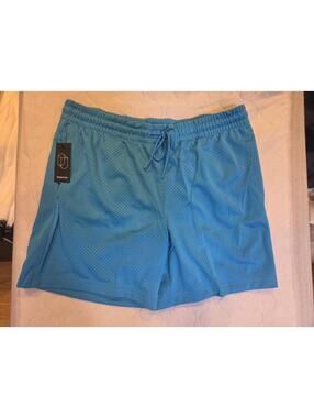 Original Use Light Blue Mesh Athletic Shorts